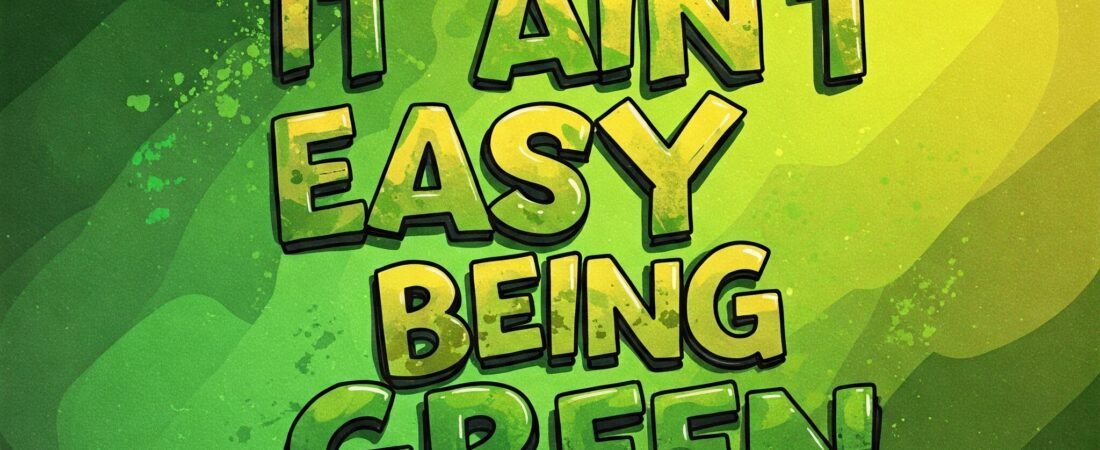 It Ain’t Easy Being Green
