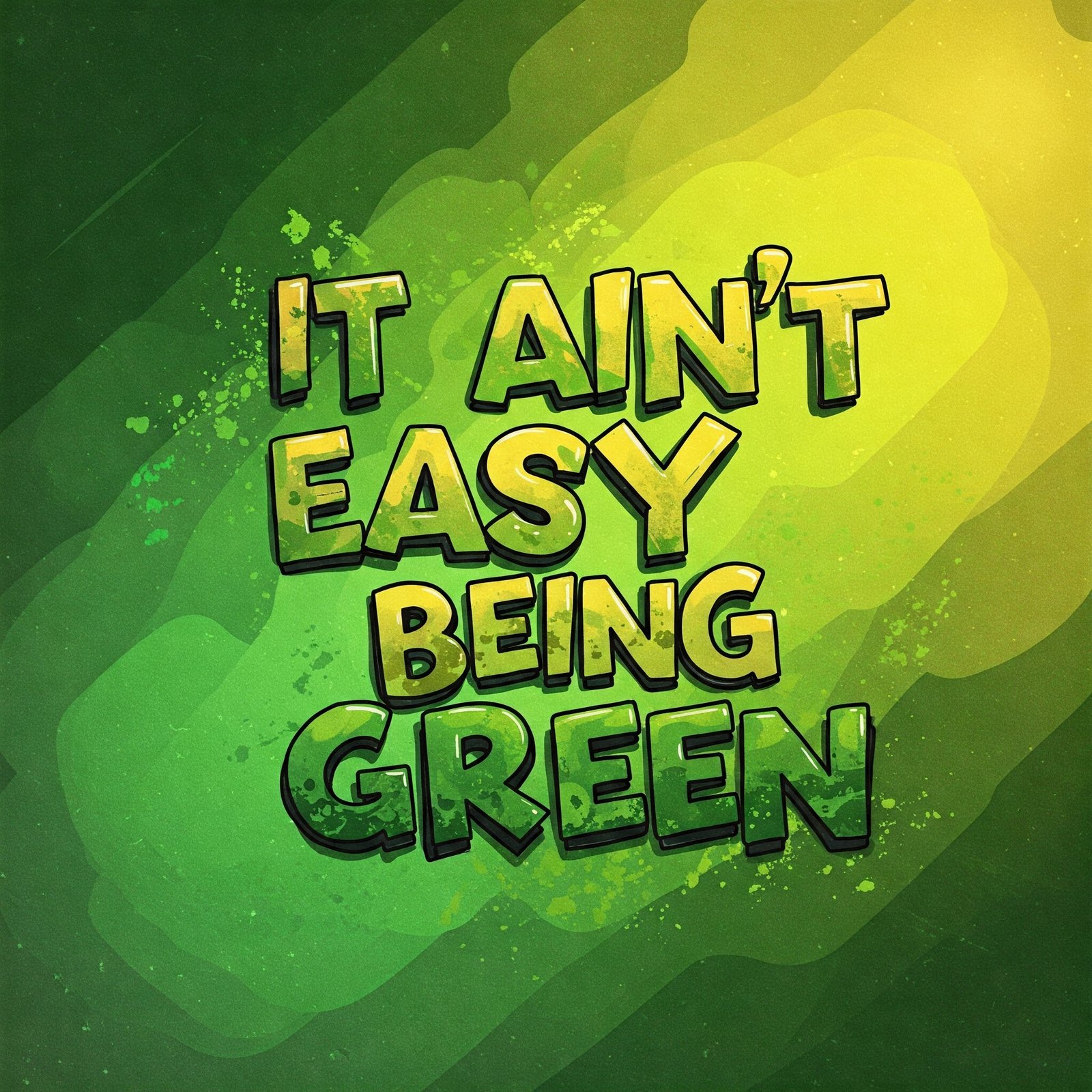 It Ain’t Easy Being Green