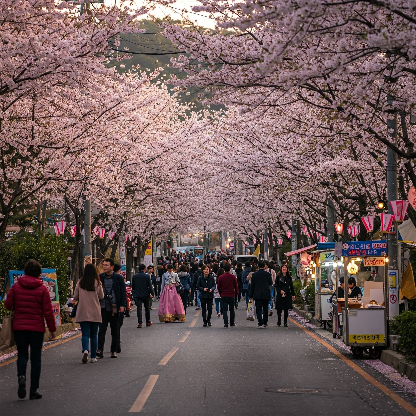Sakura Blossoms in the Spring